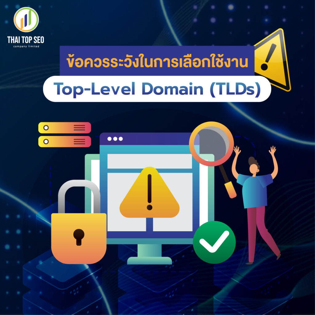 ข้อควรระวังในการเลือกใช้งาน Top-Level Domain (TLDs)